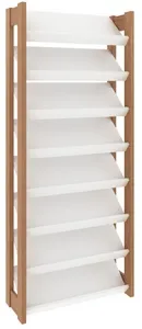 SHOE STAND-WHITE/ALMOND