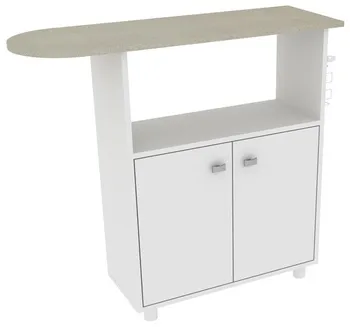 IRONING BOARD WITH TWO DOORS (MOQ 50)-WHITE