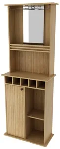 HIGH WINE RACK -ALMOND